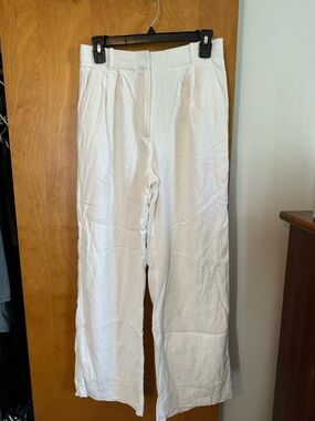 Abercrombie & Fitch Linen Sloane Tailored Pant